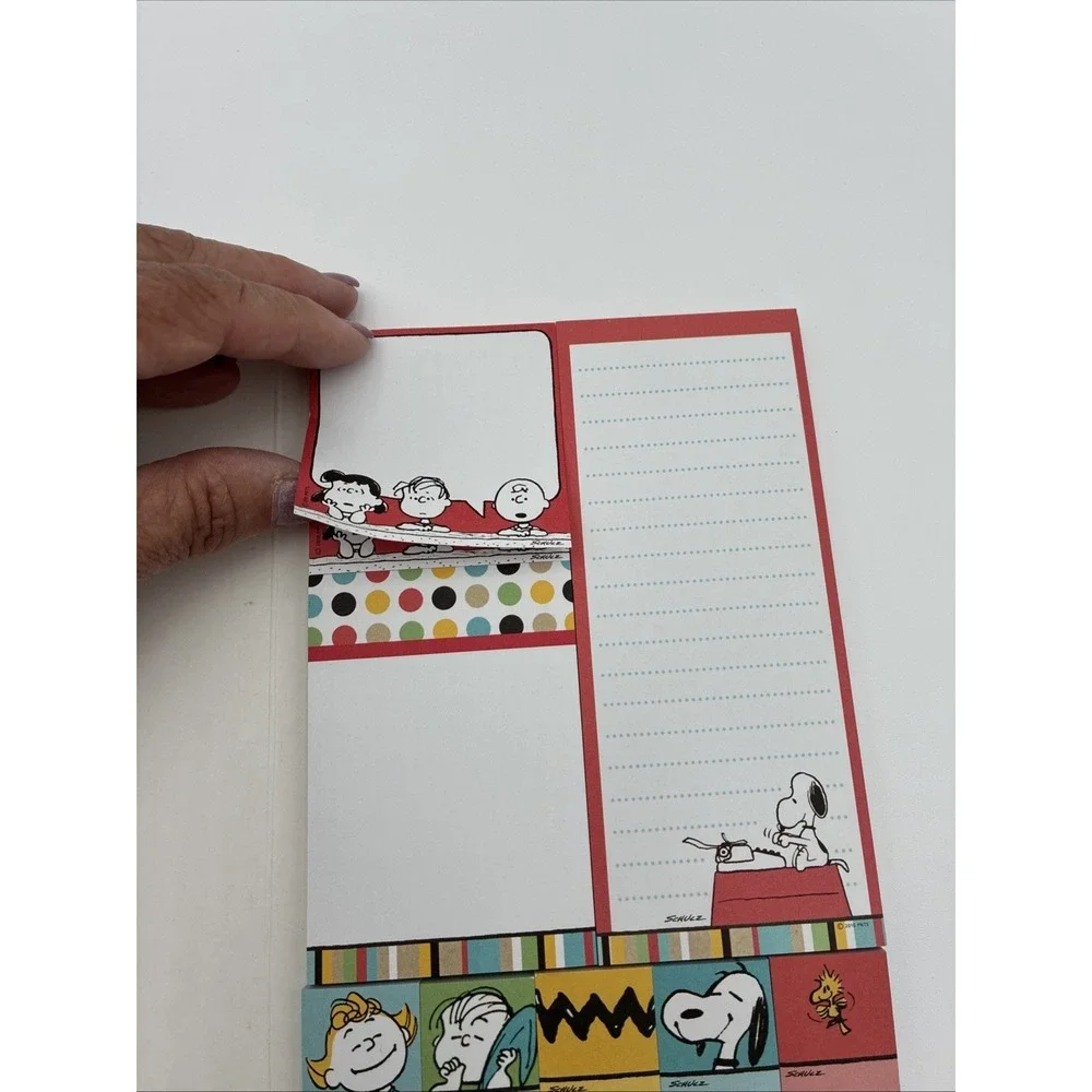 Hallmark Peanuts Charlie Brown Snoopy Sticky Note Set 2010 Stationery Collection